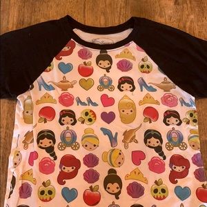 Disney emoji Raglan